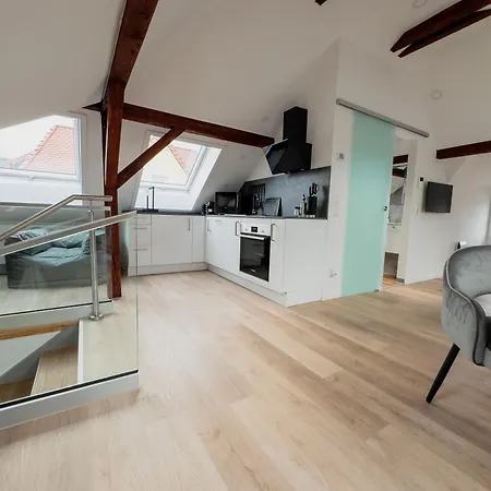 Apartmán Maybach - Modernes & Zentrales In Altstadtvilla - Bodenseenaehe - Parkplatz - Klimaanlage